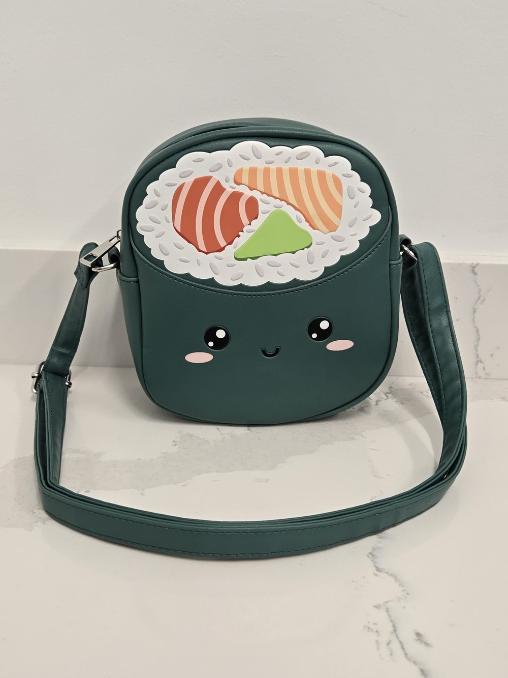 Mad Engine Kawaii Tuna See You Green Mini Sushi Bag,